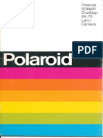 Polaroid SX-70 Sonar - User Manual