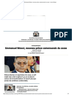 Emmanuel Néossi, Nouveau Prince Camerounais Du Cacao - Jeune Afrique