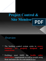 Lecture 4 Project Control and Site Monitoring Update