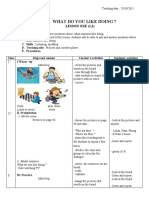 Unit 7 What Do You Like Doing ?: Lesson One (1,2)