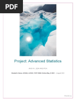 Advanced Statistics ANOVA PCA EDA Project Report 3 Great Lakes