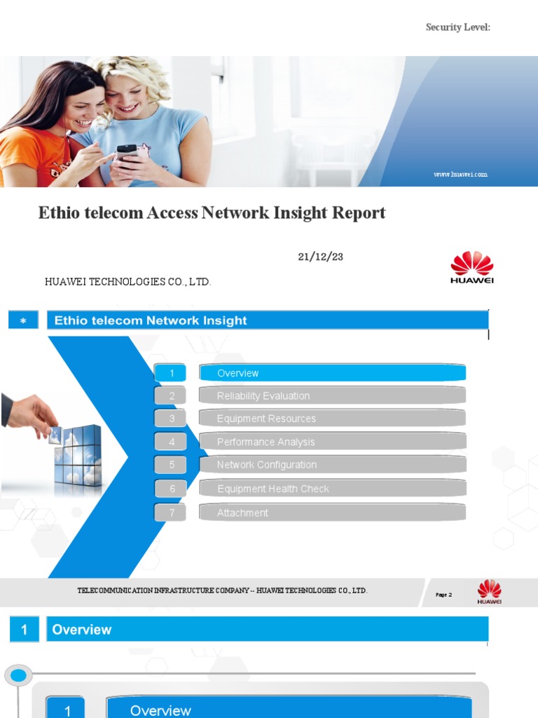 Ethio Telecom Network Assessment Report | PDF | Telecommunication ...
