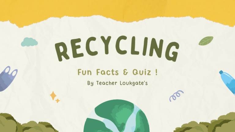 RECYCLING FUN FACTS 2023 intelligence overview