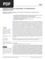 Sensors: Machine Learning in Agriculture: A Comprehensive Updated Review