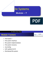 File Systems Module - Key Concepts