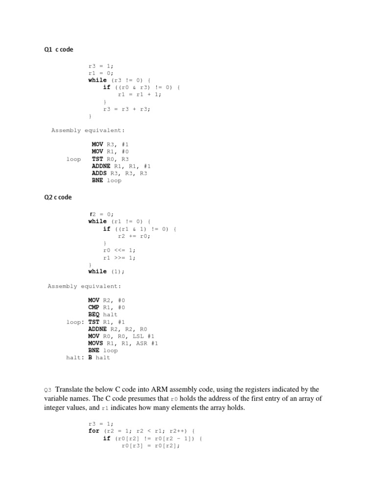 Q1 C Code: While | PDF | Computer Programming | Computing