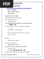 FIT Practical Record Key