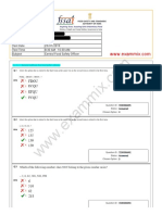 Food Safety Officer Question Paper