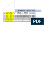 Pipe-Weight-Calculator