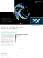 Deloitte Technology Fast 50 Central Europe 2020: Powerful Connections