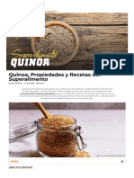 Propiedades y recetas de la quinoa, el súperalimento