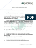 Regulamento de Recrutamento e Seleção de Pessoal