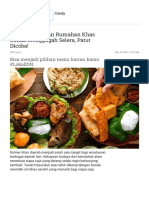 5 Resep Masakan Rumahan Khas Sunda Menggugah Selera, Patut Dicoba!