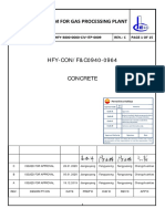 Hfy-3800-0000-Civ-itp-0009 C Itp For Concrete Code A