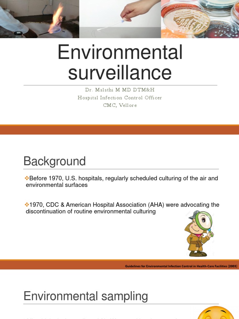 Environmental Surveillance Guide for Healthcare Facilities | PDF ...