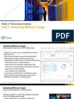 Unit 1: Analyzing Memory Usage: Week 4: Performance Analysis