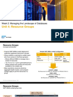 Unit 4: Resource Groups: Week 2: Managing The Landscape of Databases