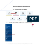 Guía Técnica para Calcular Promoción y Generar Certificados de Notas en SIGES