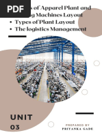 Layout Planning, Logistics in Garment Industry