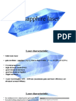 Ti:sapphire Laser Properties and Applications