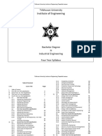 Curriculum of Bachelor in Industrial Enginering Revised at 2066 B S