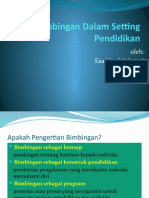 Bimbingan Dalam Setting Pendidikan (Autosaved) (Autosaved)