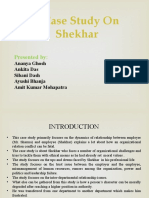 A Case Study On Shekhar: Presented by