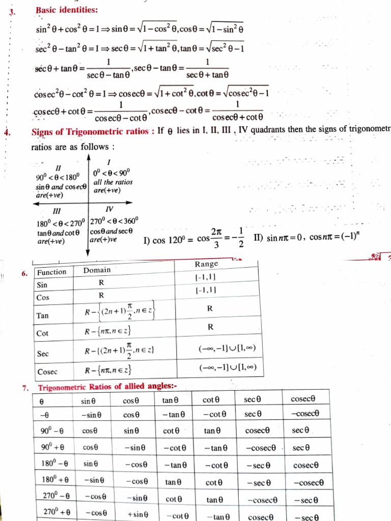 06th Nov Assignment Write 5 Times | PDF | Trigonometric Functions ...