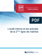 2019audit Interne Et Les Activités de La 2ème Ligne de Maîtrise - VF