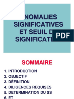 Seuil de Signification