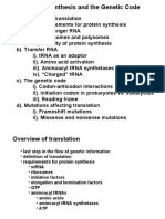 protein synthesis and  gene code   2 class