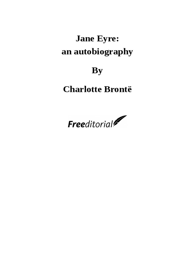 Jane Eyre An Autobiography PDF