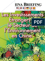 Les Investissements Etrangers Et Le Secteur de Lenvironnement en Chine