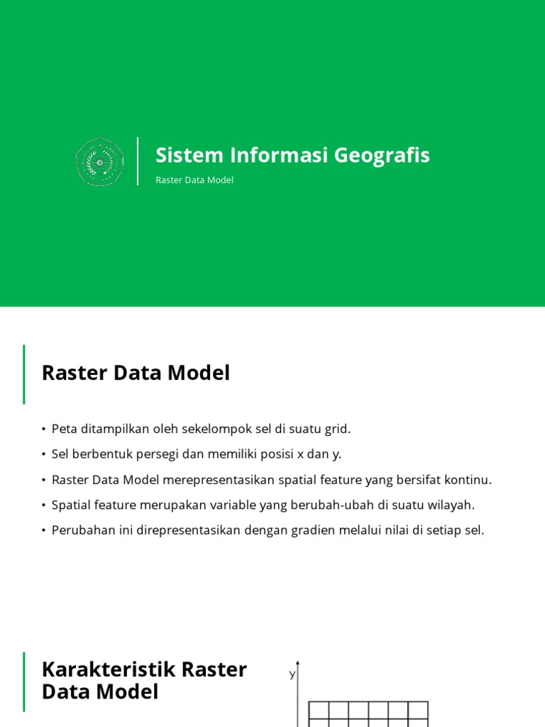 03 Raster Data Model | PDF | Metode & Bahan Ajar