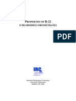 Properties of Refrigerant 22 (Chlorodifluoromethane)