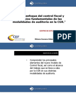 2020 10 05 Nuevo Enfoque Del Control Fiscal y Principios Fundamentales de Las Modalidades de Auditoria en La CGR