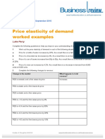 PED Worked Examples