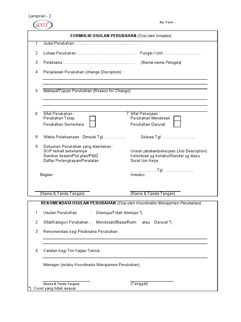 Form Moc | PDF