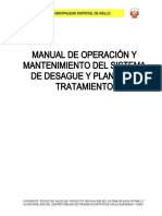 02 - ALCANTARILLADO - Manual de Operacion y Mantenimiento de Desague - PY - PROGRESO