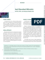 Isolated Elevated Bilirubin