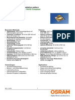 Oslon SSL Ceramic Package - 80° Radiation Pattern: Lead (PB) Free Product - Rohs Compliant