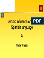 Arabic Influence on the Spanish Language