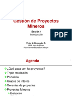 Gestion de PM S-01 Introduccion