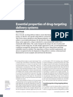 Essential Properties of Drug-Targeting Delivery Systems