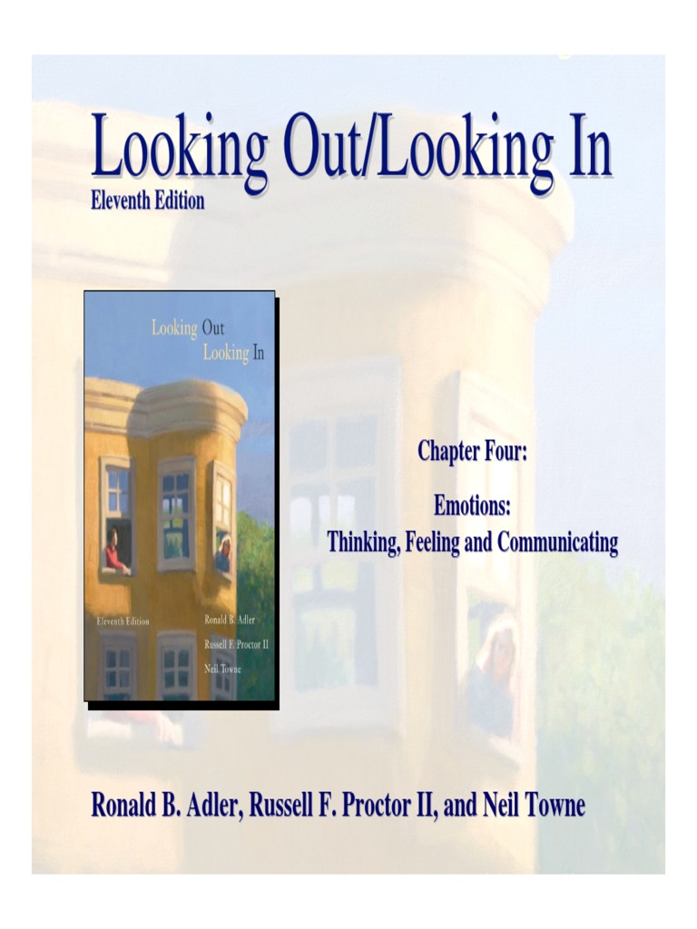 Looking Out and Looking in | PDF | Emotions | Feeling