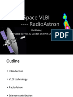 Space Vlbi - Radioastron: Rui Huang Instructed by Prof. Xu Dandan and Prof. Zhou Jianfeng