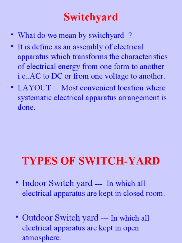 132 KV Switchyard | Download Free PDF | Electrical Substation ...