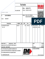 Tax Invoice: Bajaj Electronics - Boduppal