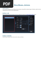 Action List: Move Mouse - Actions