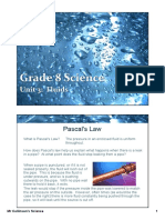 Pascal's Law: MR Collinson's Science 1